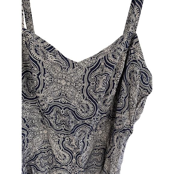 Torrid Womens 3 (3X) Sun Dress Midi Spaghetti Strap B/W Paisley Flowy NEW w/Tag - Picture 5 of 8